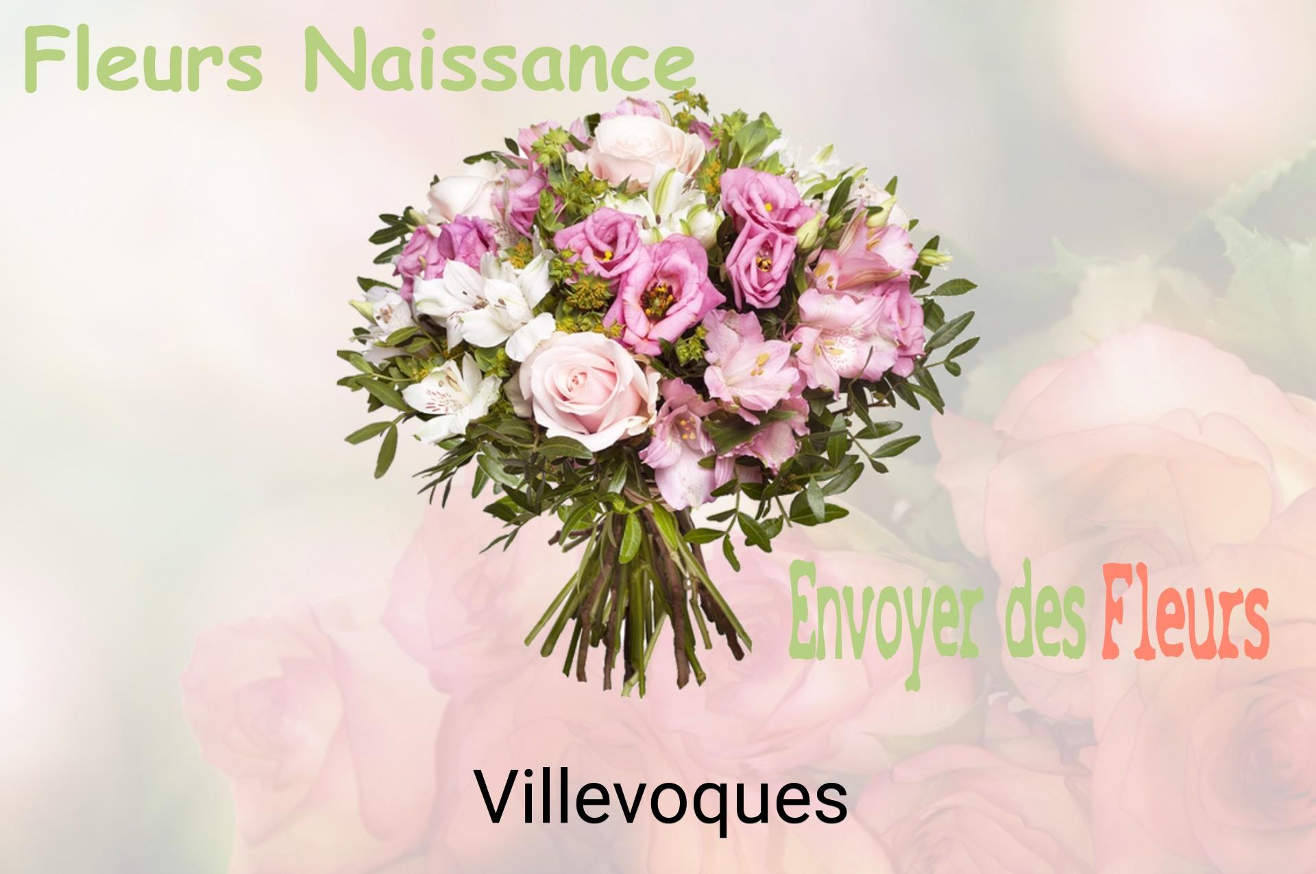 Bouquet de fleurs de naissance livré à Villevoques